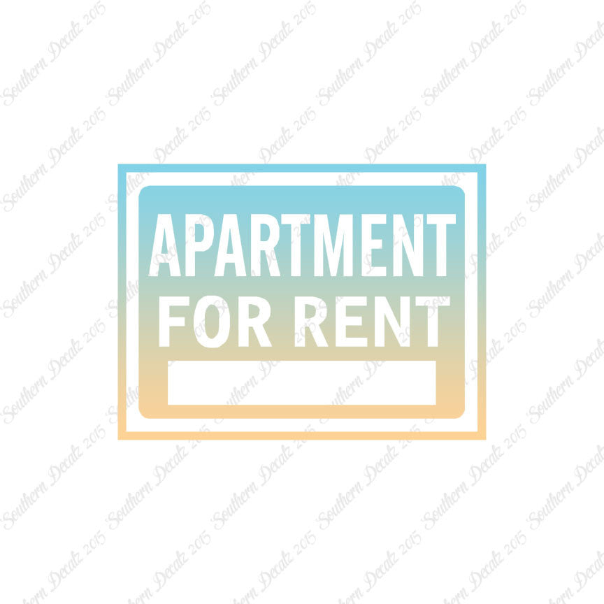 Apartment For Rent Business Sign