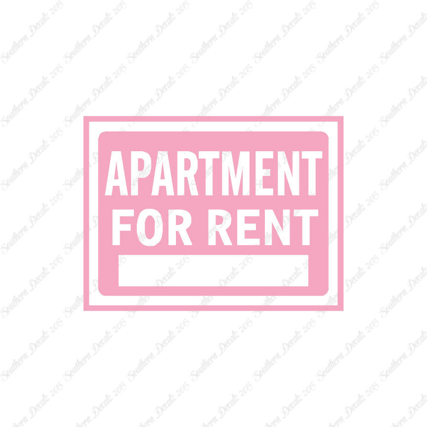 Apartment For Rent Business Sign
