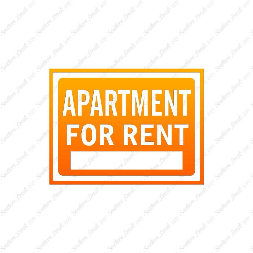 Apartment For Rent Business Sign