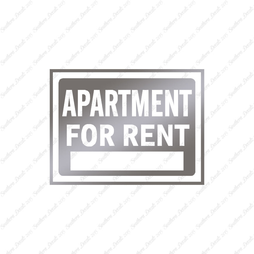 Apartment For Rent Business Sign