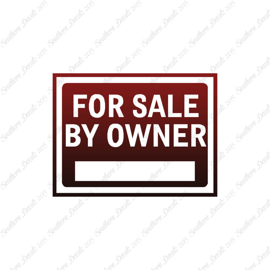 For Sale By Owner Business Sign