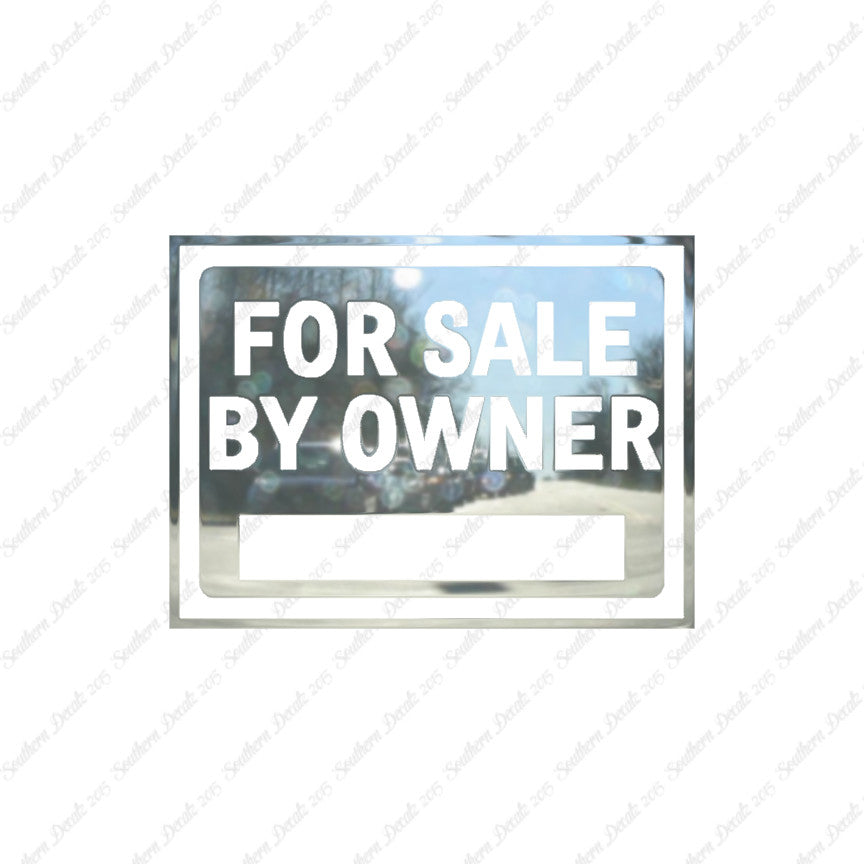 For Sale By Owner Business Sign