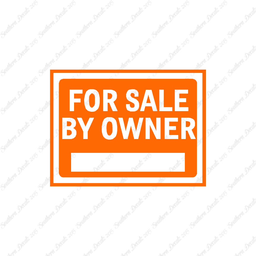 For Sale By Owner Business Sign