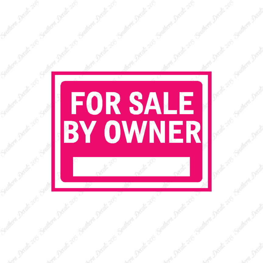 For Sale By Owner Business Sign