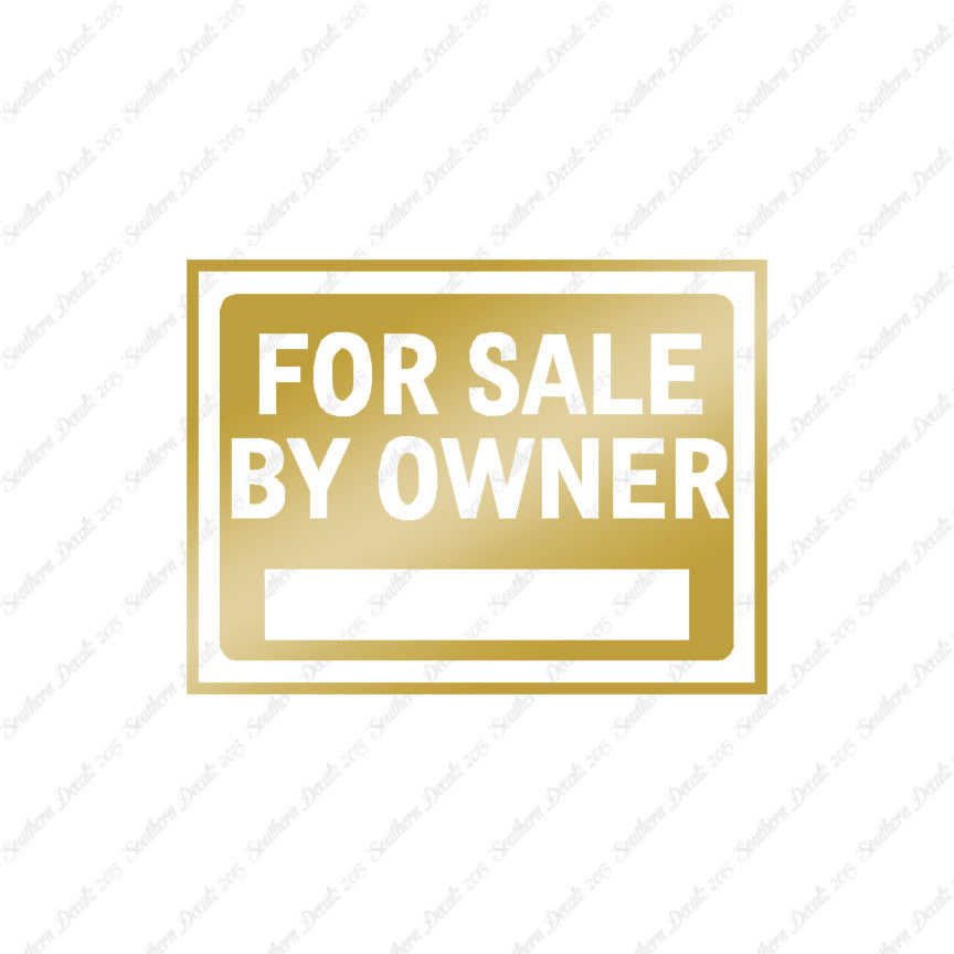For Sale By Owner Business Sign