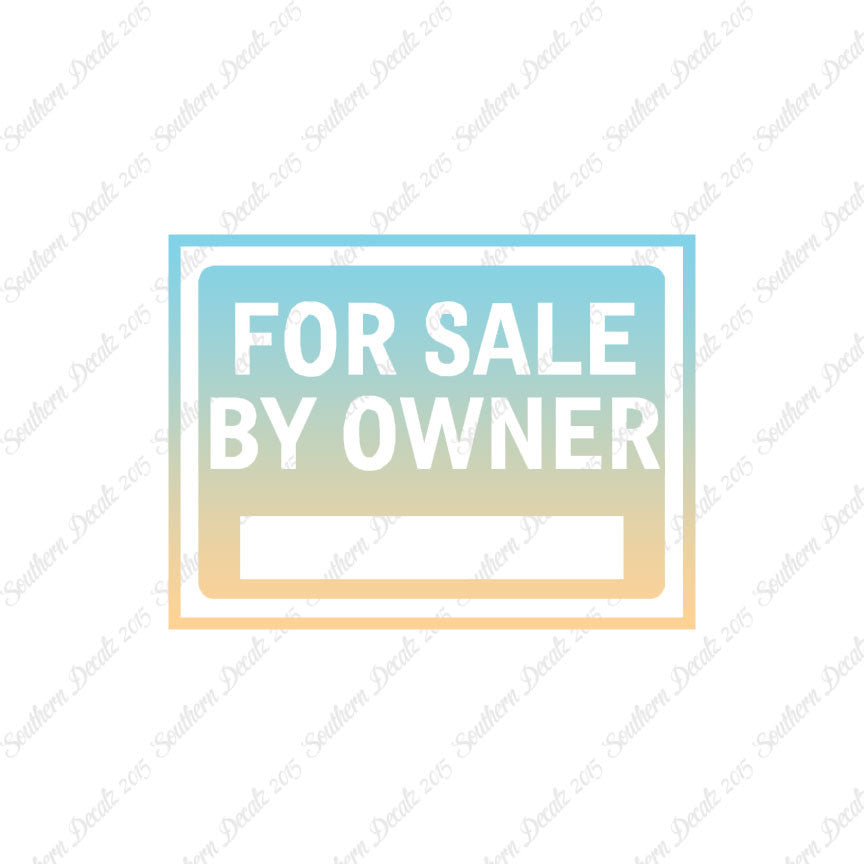 For Sale By Owner Business Sign