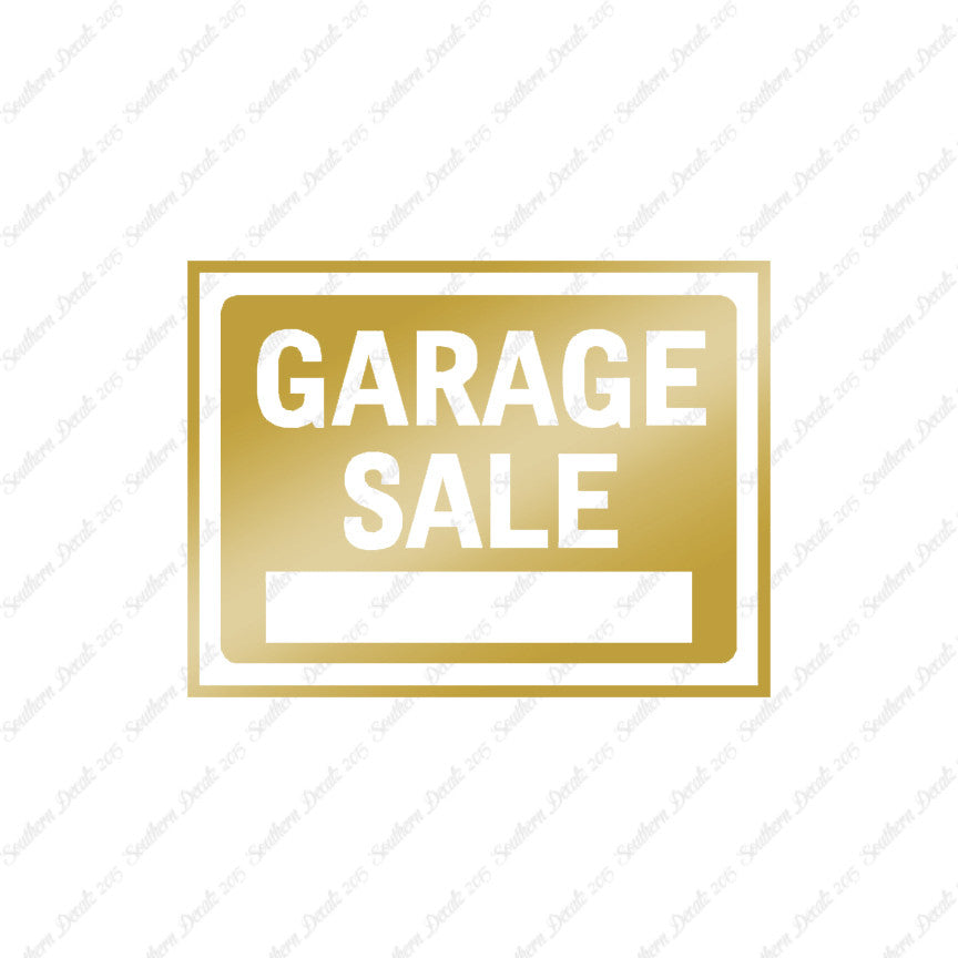 GarageSale Business Sign