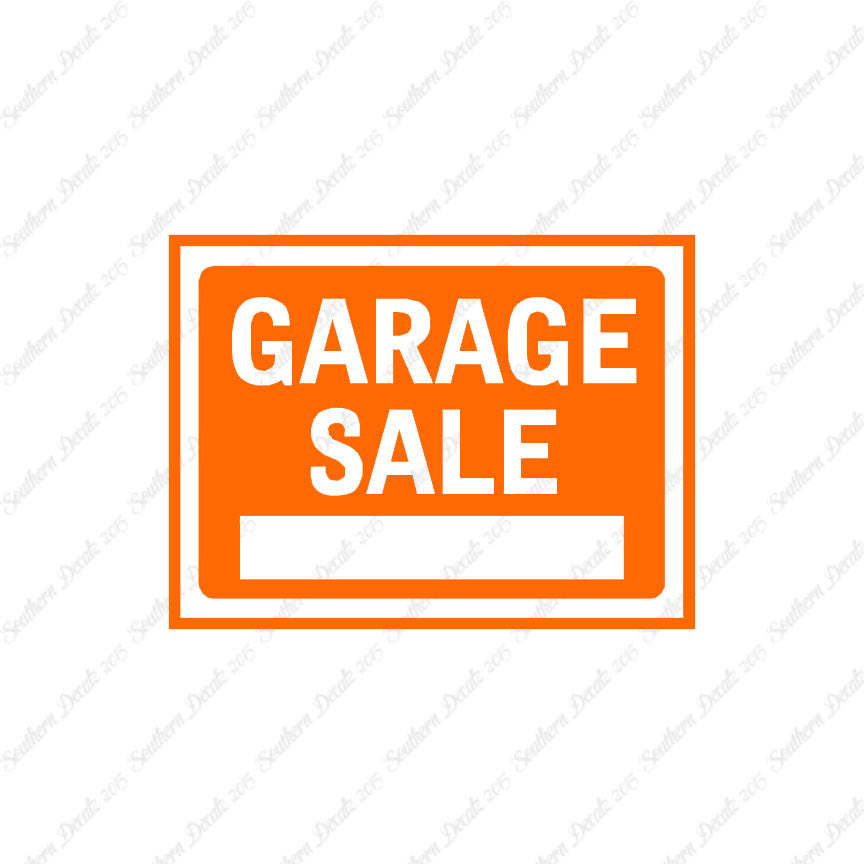 GarageSale Business Sign