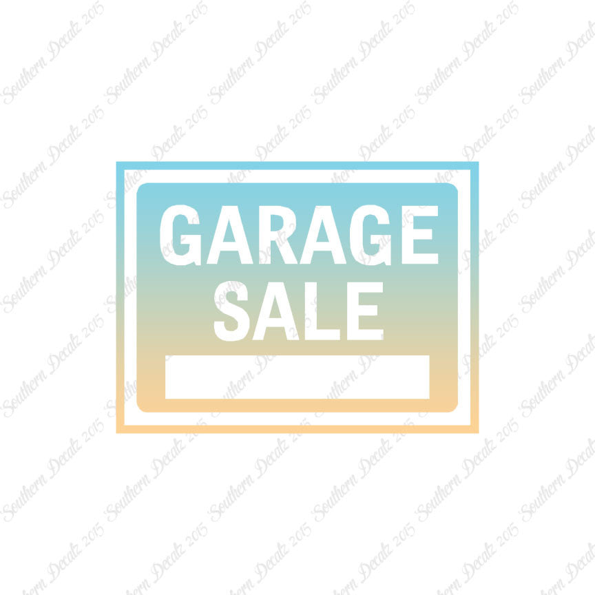 GarageSale Business Sign