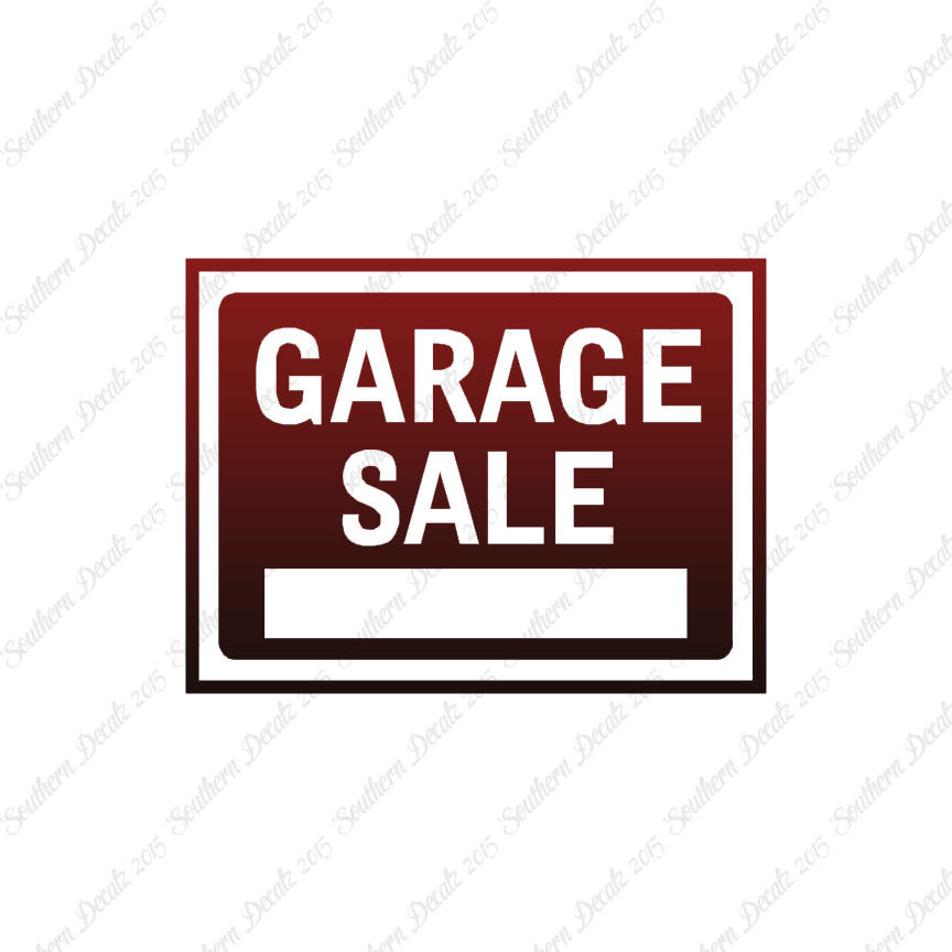 GarageSale Business Sign