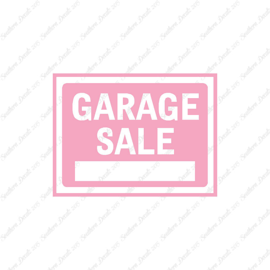 GarageSale Business Sign