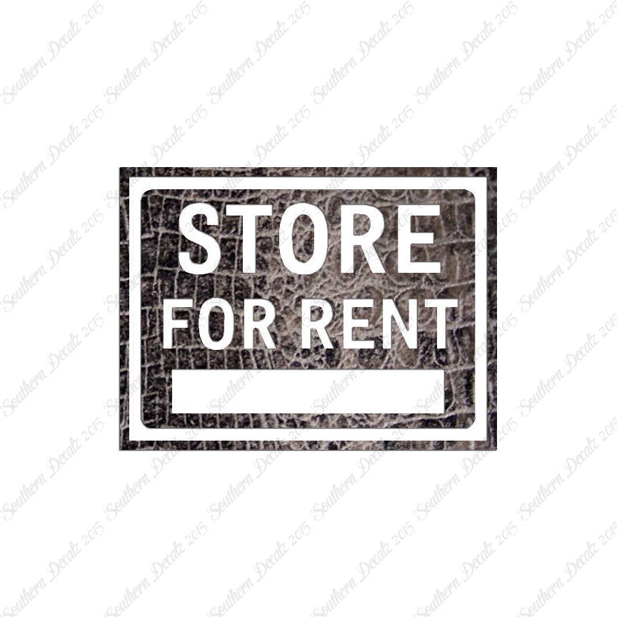Stores For Rent Business Sign