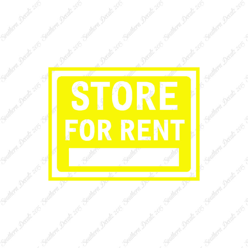 Stores For Rent Business Sign
