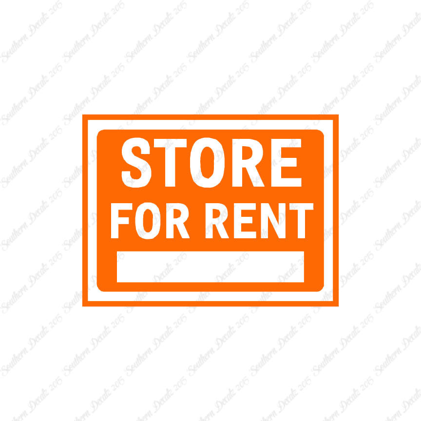 Stores For Rent Business Sign