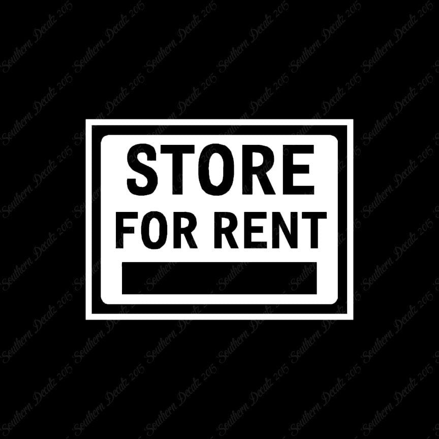Stores For Rent Business Sign
