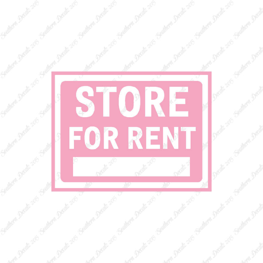 Stores For Rent Business Sign