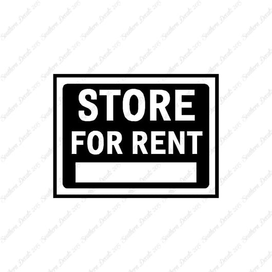 Stores For Rent Business Sign