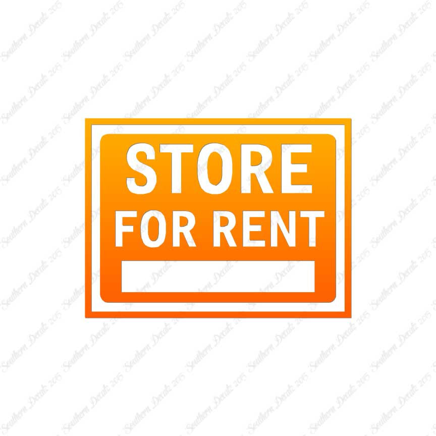 Stores For Rent Business Sign