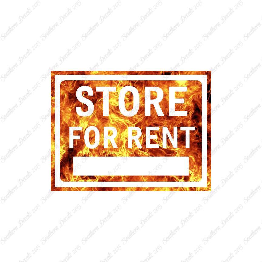 Stores For Rent Business Sign