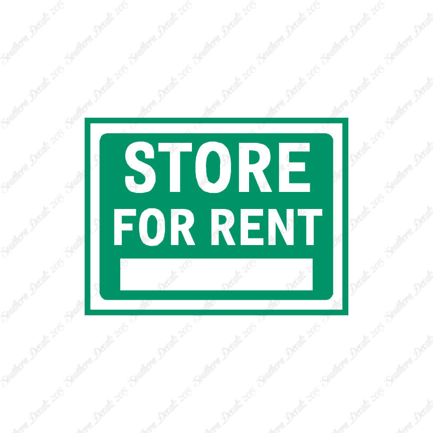 Stores For Rent Business Sign