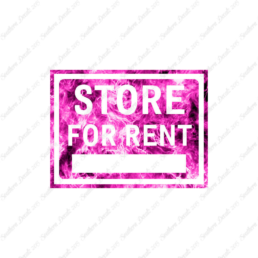Stores For Rent Business Sign
