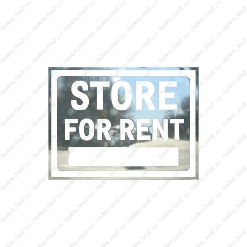 Stores For Rent Business Sign