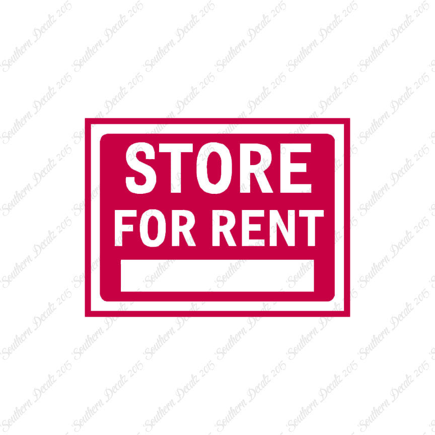 Stores For Rent Business Sign