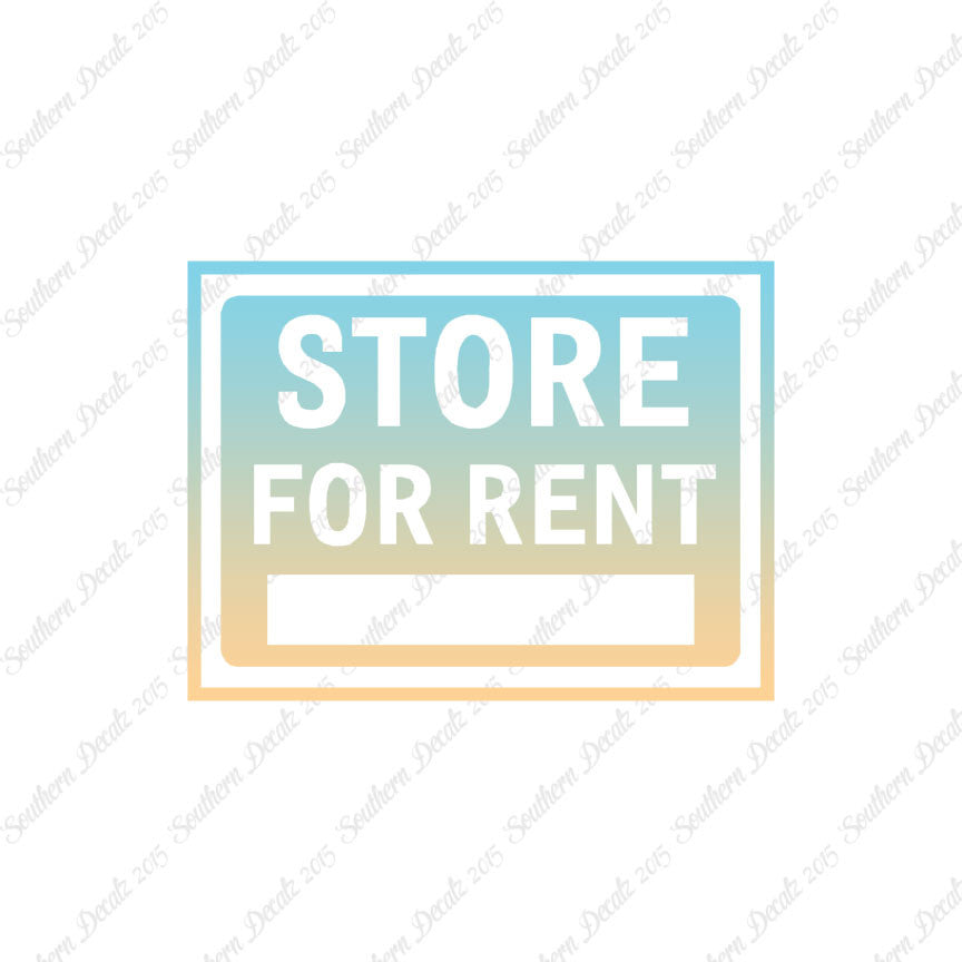 Stores For Rent Business Sign
