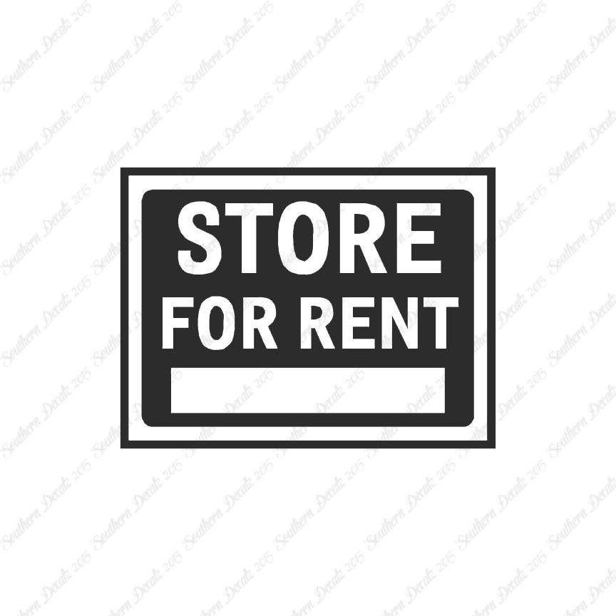 Stores For Rent Business Sign