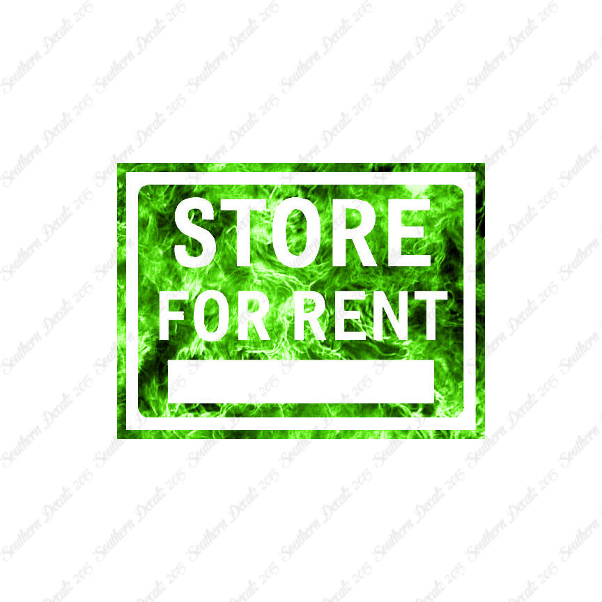 Stores For Rent Business Sign