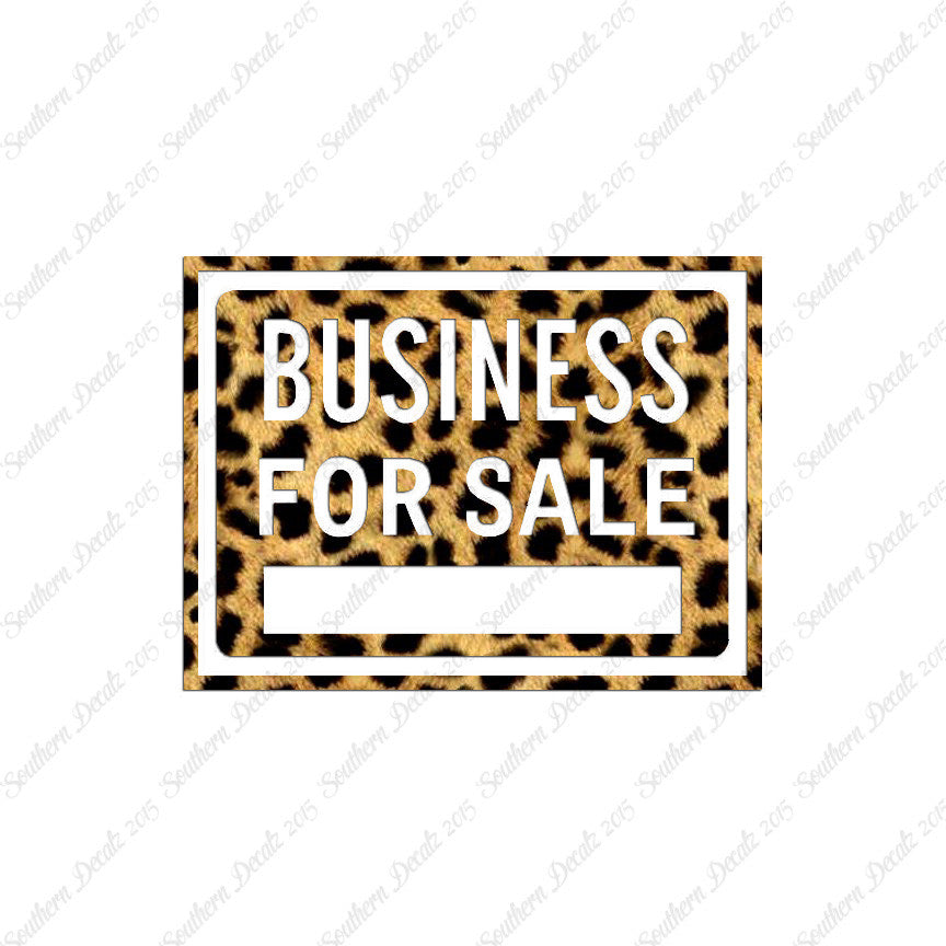 Business For Sale Sign