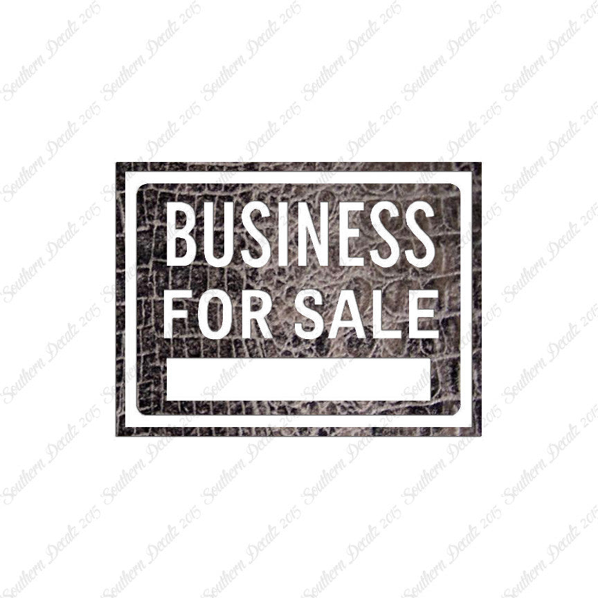 Business For Sale Sign