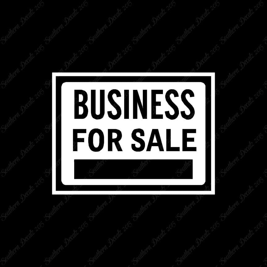 Business For Sale Sign