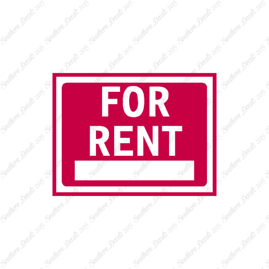 For Rent Business Sign
