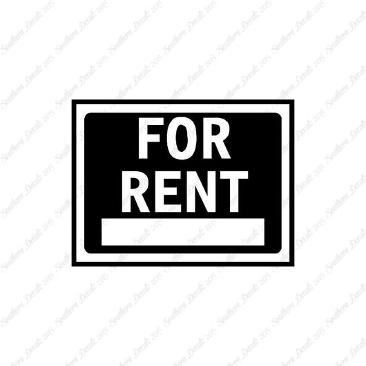 For Rent Business Sign