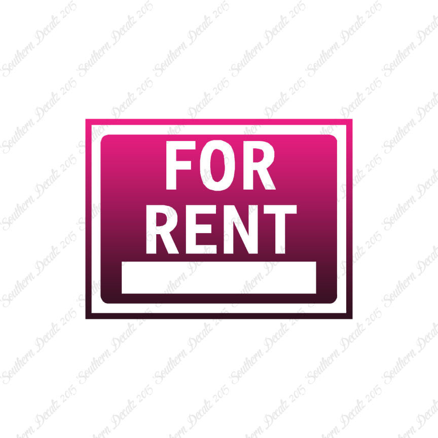 For Rent Business Sign