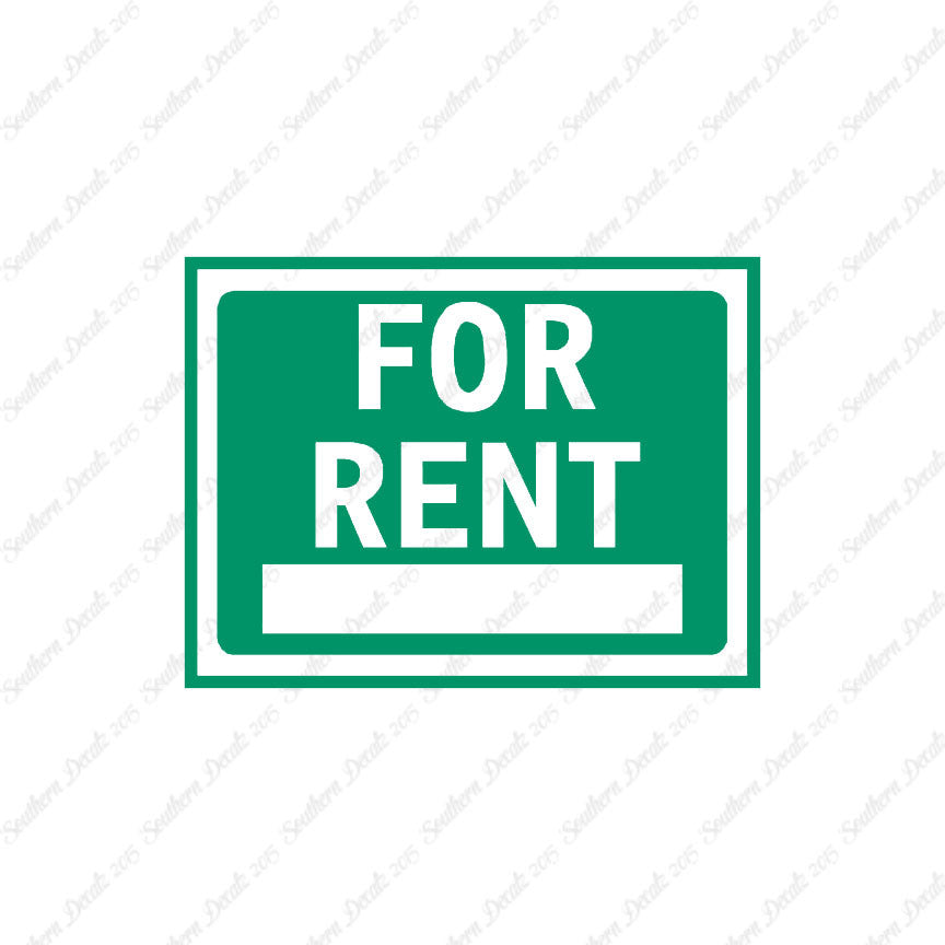 For Rent Business Sign