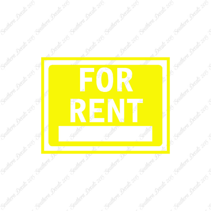 For Rent Business Sign