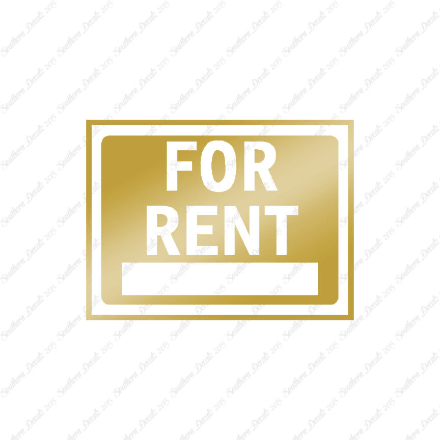For Rent Business Sign
