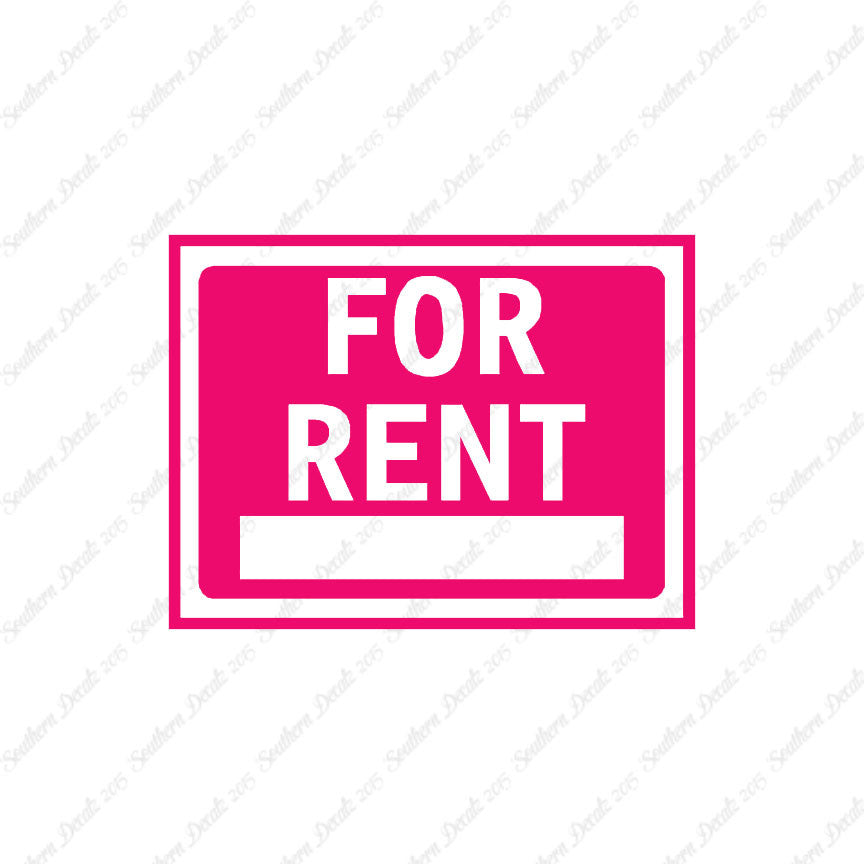 For Rent Business Sign