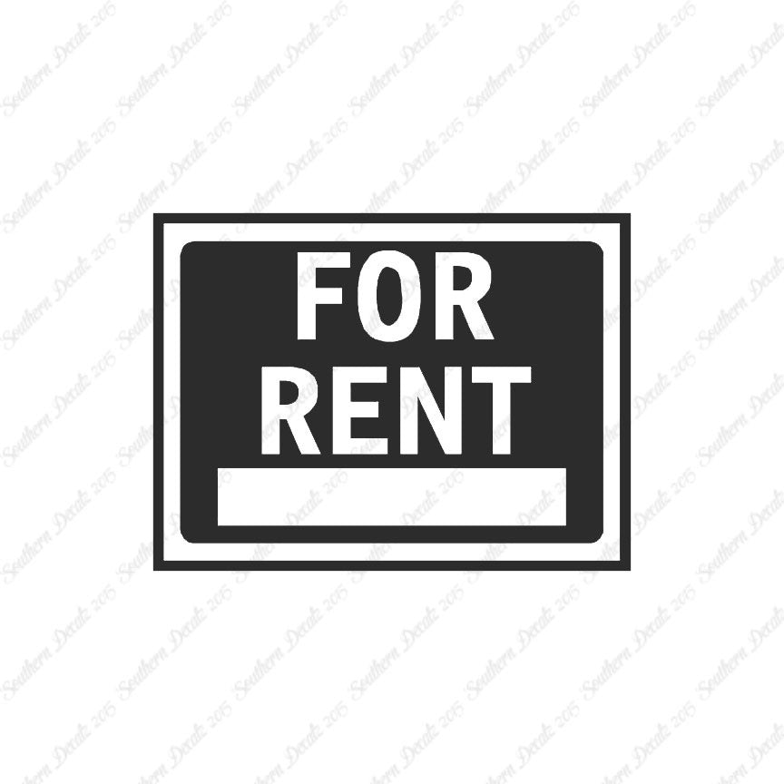 For Rent Business Sign