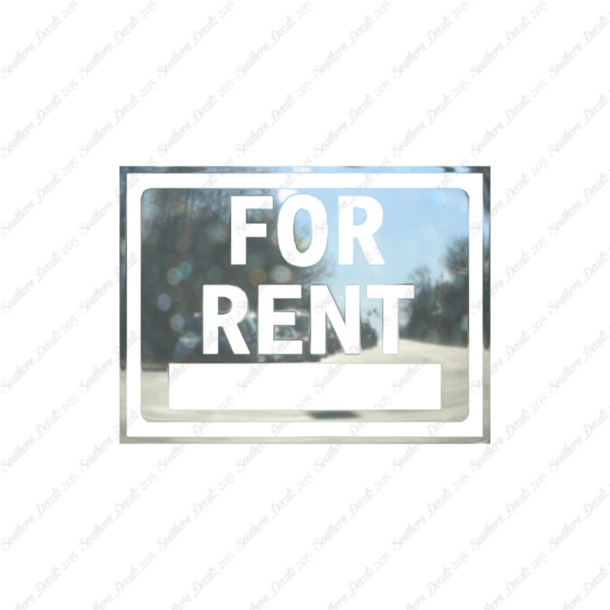 For Rent Business Sign