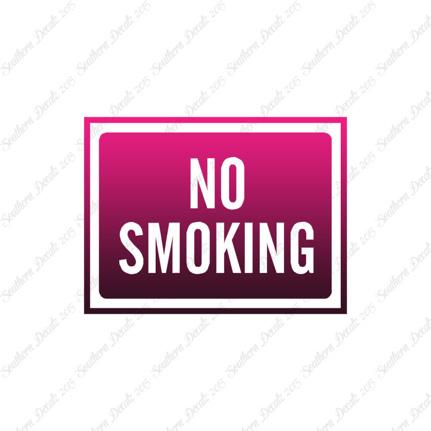 No Smoking Business Sign
