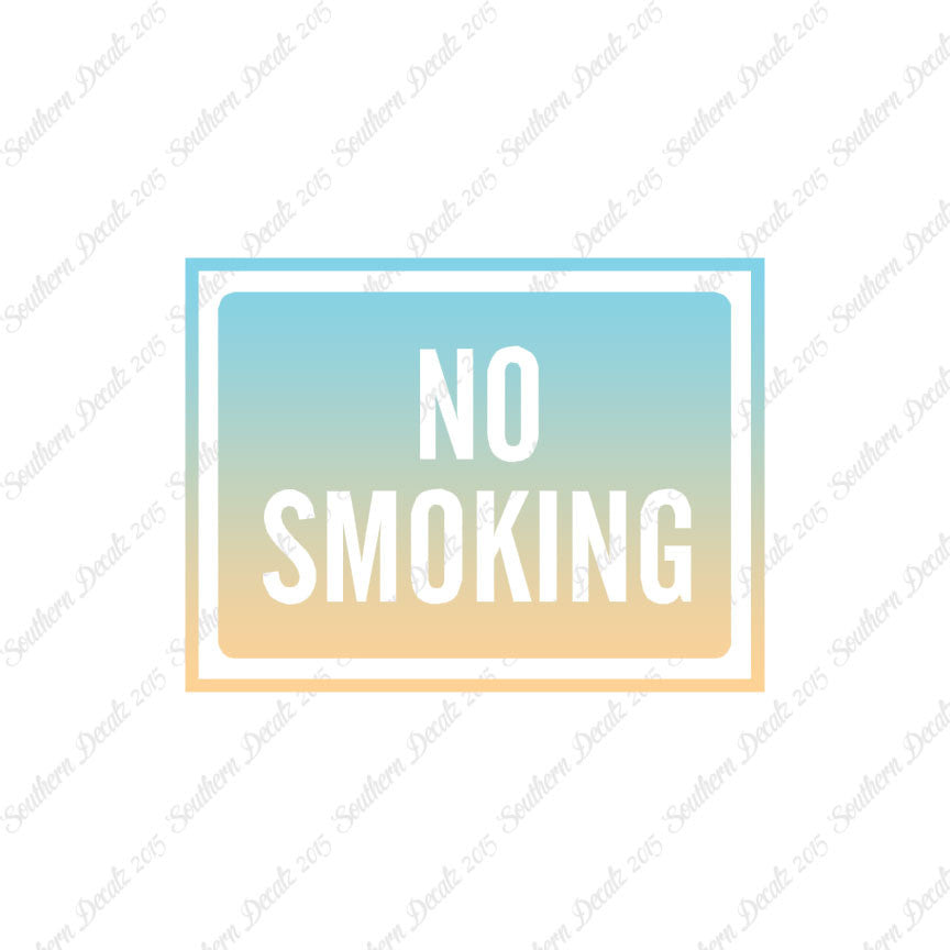 No Smoking Business Sign