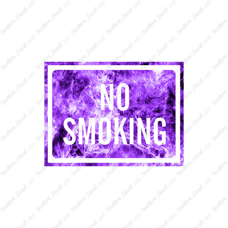 No Smoking Business Sign