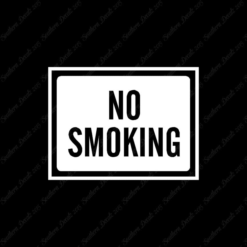 No Smoking Business Sign