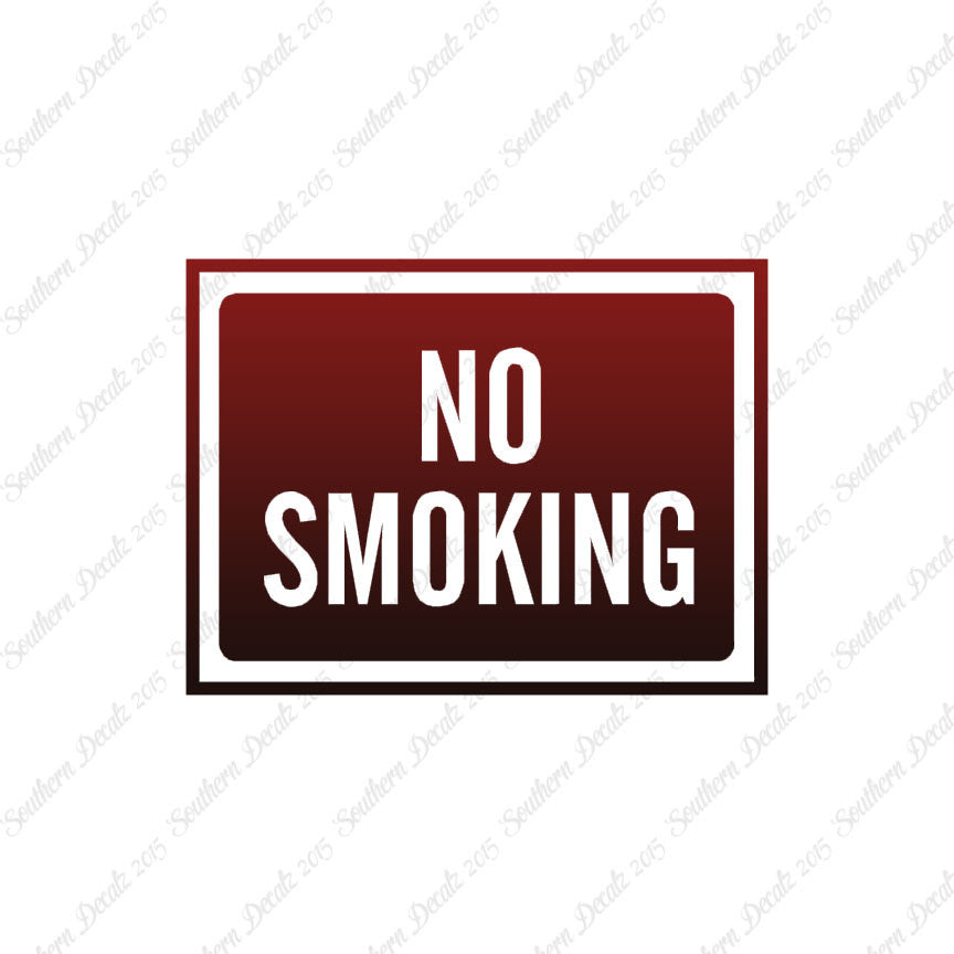 No Smoking Business Sign