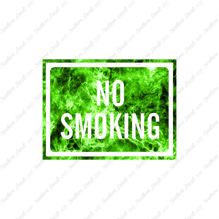 No Smoking Business Sign