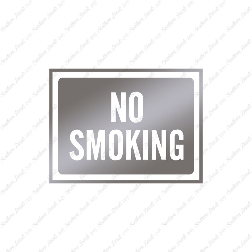 No Smoking Business Sign