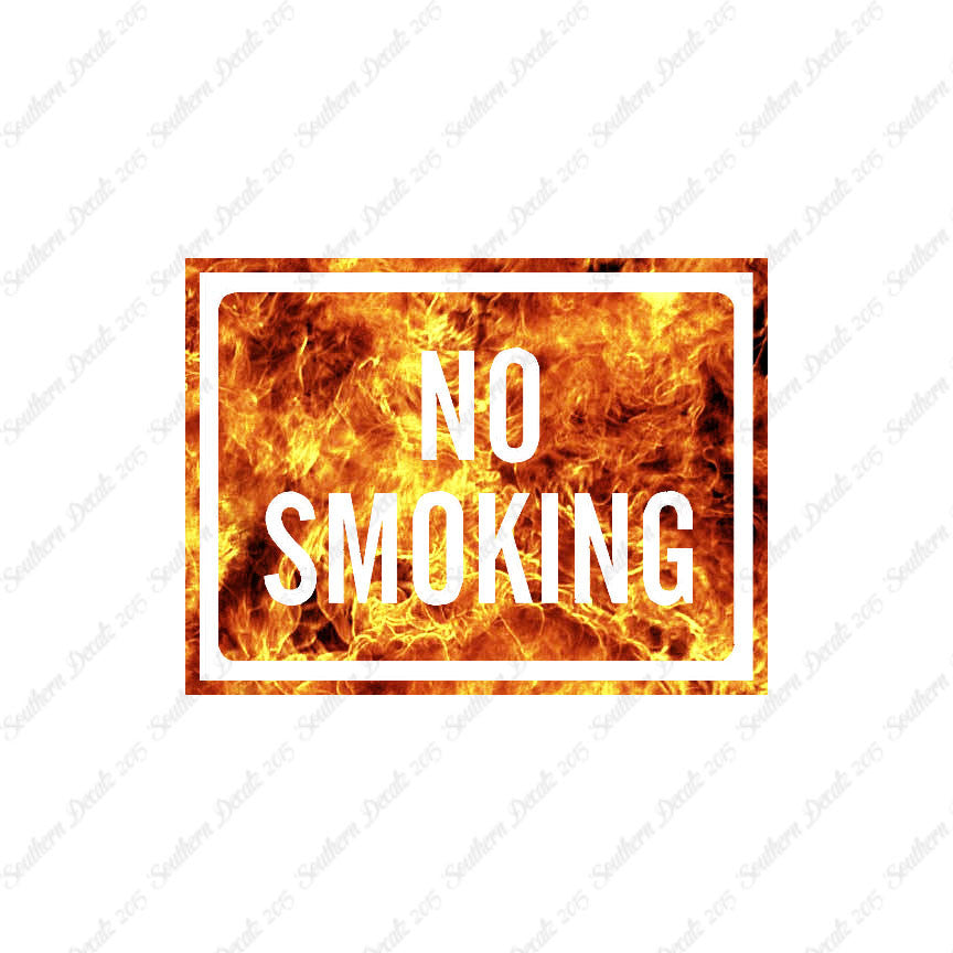 No Smoking Business Sign